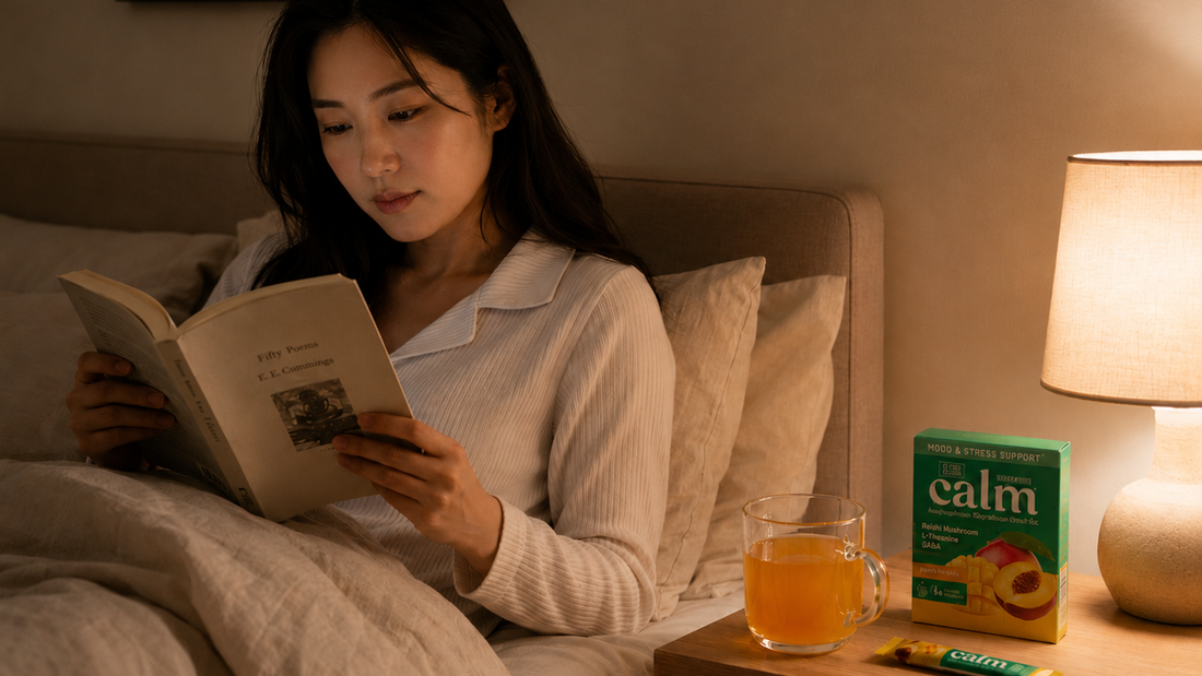 Calming evening wind-down ritual before bed