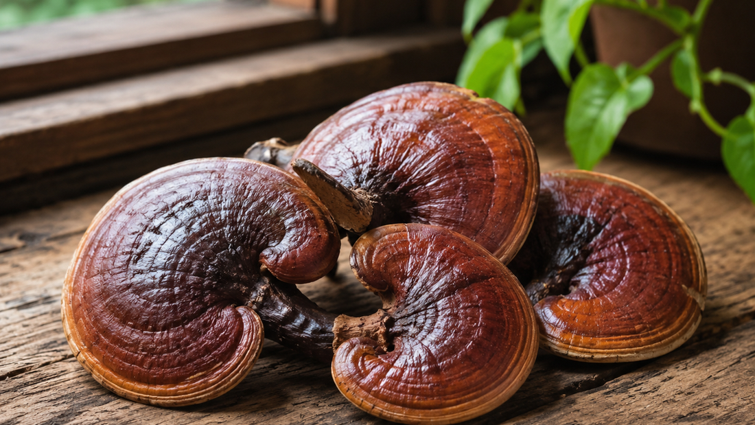 Reishi mushroom for stress support